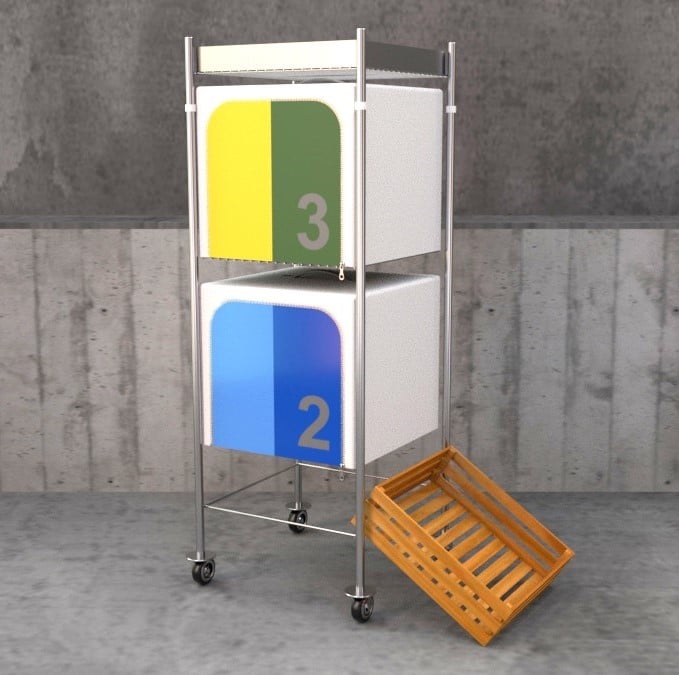 Food Safety Display & Storage Trolleys Concept
